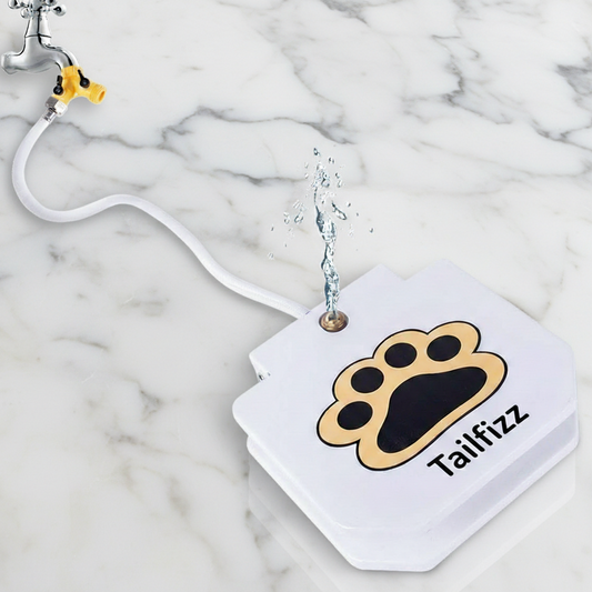 Myfablepets Paw-Press Dog Water Fountain